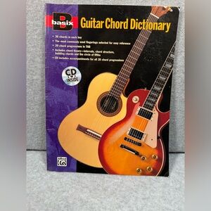 Basix Guitar Chord Dictionary Book CD Alfred Publishing 1996 Chords Theory Learn
